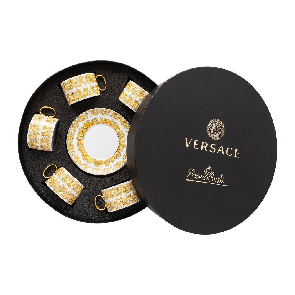 12.3 cm - Versace Medusa Rhapsody Set Tazze Tè In Porcellana - Set 6 Pz