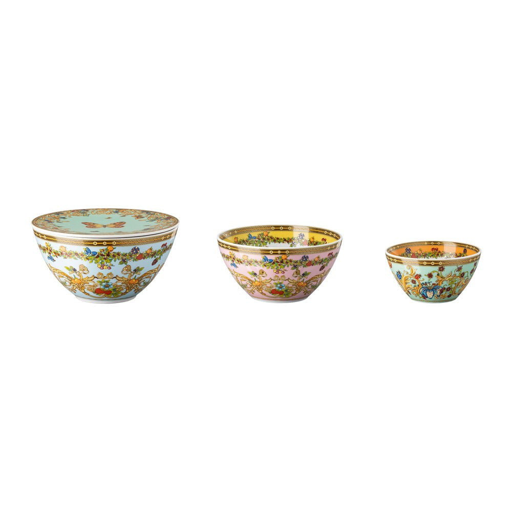 21.1 cm - Versace Le Jardin de Versace Coppetta In Porcellana - Set 4 Pz
