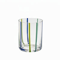 37.5 cl - Stick Bicchiere Acqua In Vetro Soffiato A Bocca Set 6 Pz