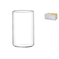 55 cl - H&H Fusion Bicchiere Bibita In Vetro Borosilicato - Set 6 Pz