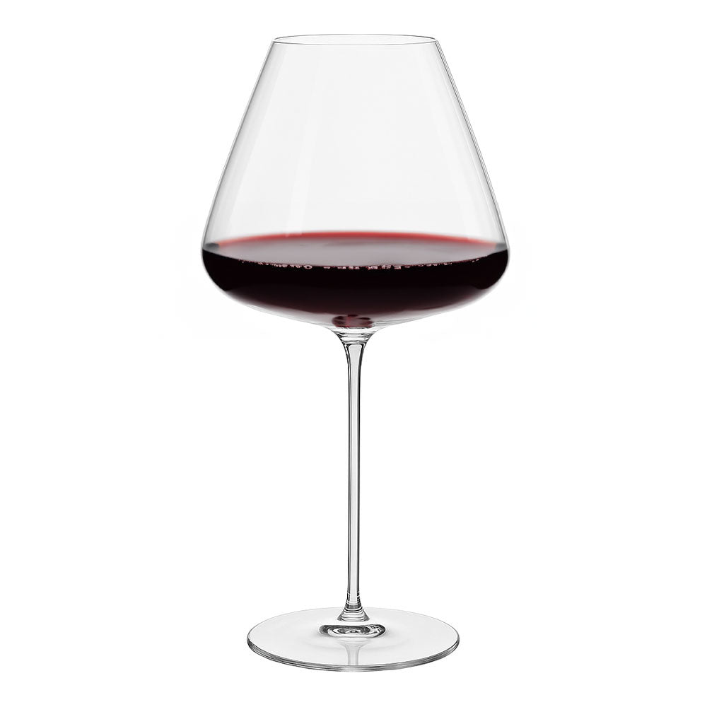 98 cl - Essentia Plume Calice Vino Rosso Gran Rosso In Vetro Set 2 Pz