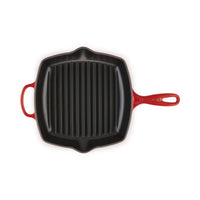 26 cm - Le Creuset Evolution Skillet Bistecchiera Quadrata In Ghisa Vetrificata