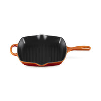 26 cm - Le Creuset Evolution Skillet Bistecchiera Quadrata In Ghisa Vetrificata