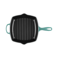 26 cm - Le Creuset Evolution Skillet Bistecchiera Quadrata In Ghisa Vetrificata