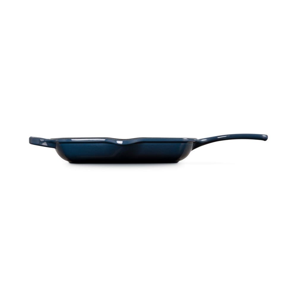 26 cm - Le Creuset Evolution Skillet Bistecchiera Quadrata In Ghisa Vetrificata