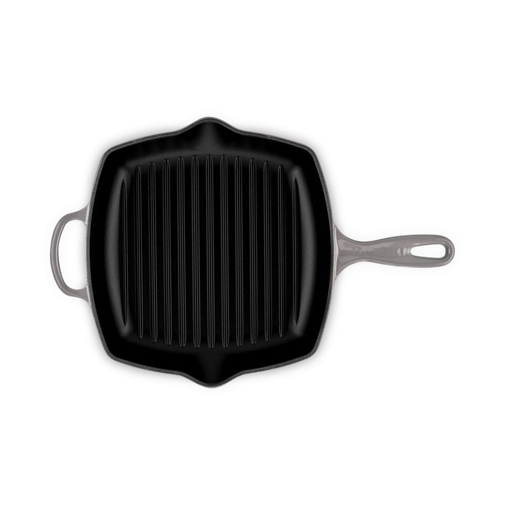 26 cm - Le Creuset Evolution Skillet Bistecchiera Quadrata In Ghisa Vetrificata