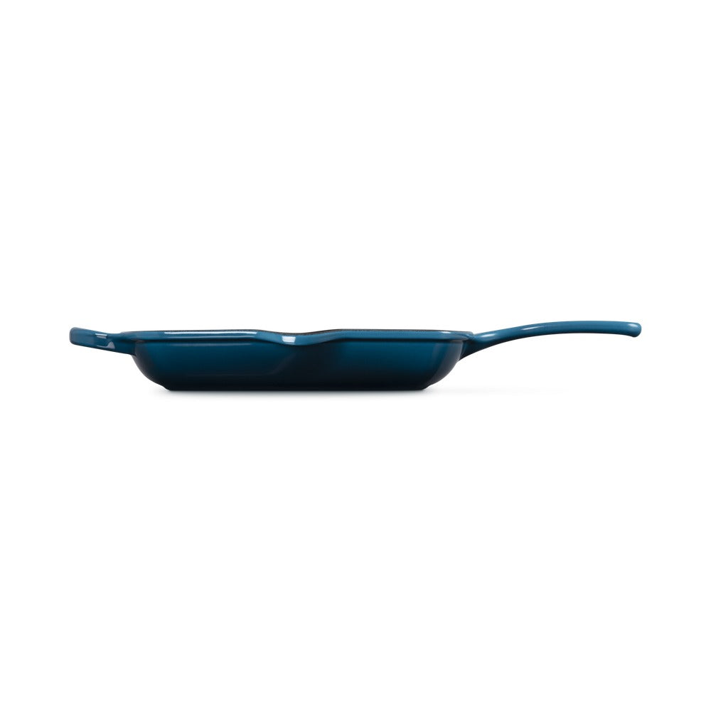 26 cm - Le Creuset Evolution Skillet Bistecchiera Quadrata In Ghisa Vetrificata