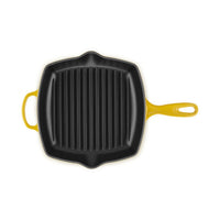 26 cm - Le Creuset Evolution Skillet Bistecchiera Quadrata In Ghisa Vetrificata
