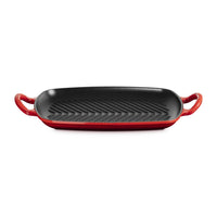 30x27 cm - Le Creuset Evolution Grill Bistecchiera Rettangolare Profondo In Ghisa Vetrificata