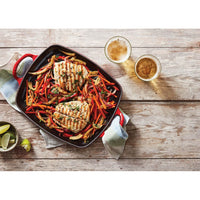 30x27 cm - Le Creuset Evolution Grill Bistecchiera Rettangolare Profondo In Ghisa Vetrificata