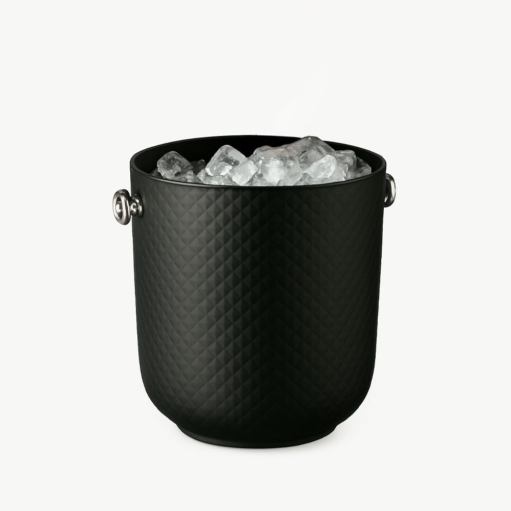 Ø 20 x h 20.5 cm - Mc Ristorazione Diamante Secchiello Champagne In Propilene