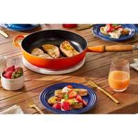 28 cm - Evolution Padella Alta In Ghisa Con Manico In Legno