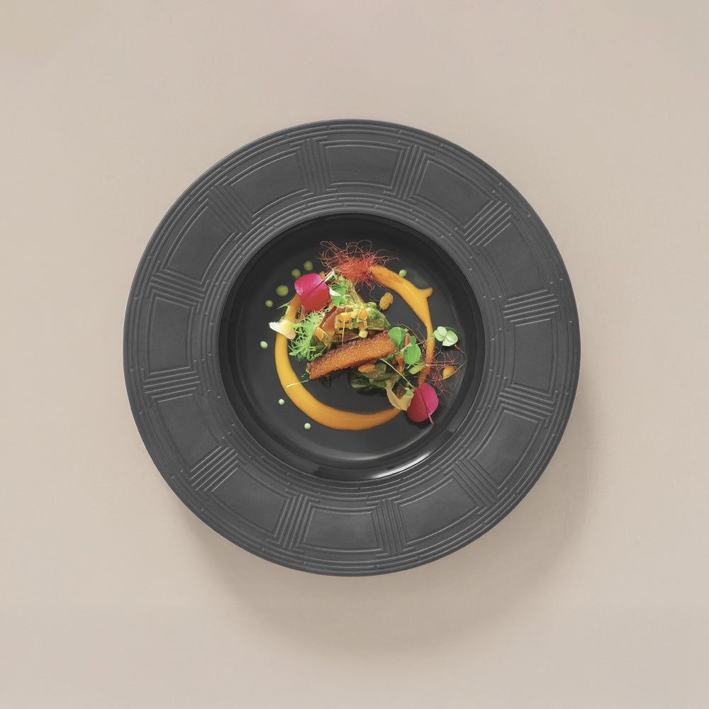 23 cm - Labyrinth Plato Hondo Gourmet de Porcelana Set de 4
