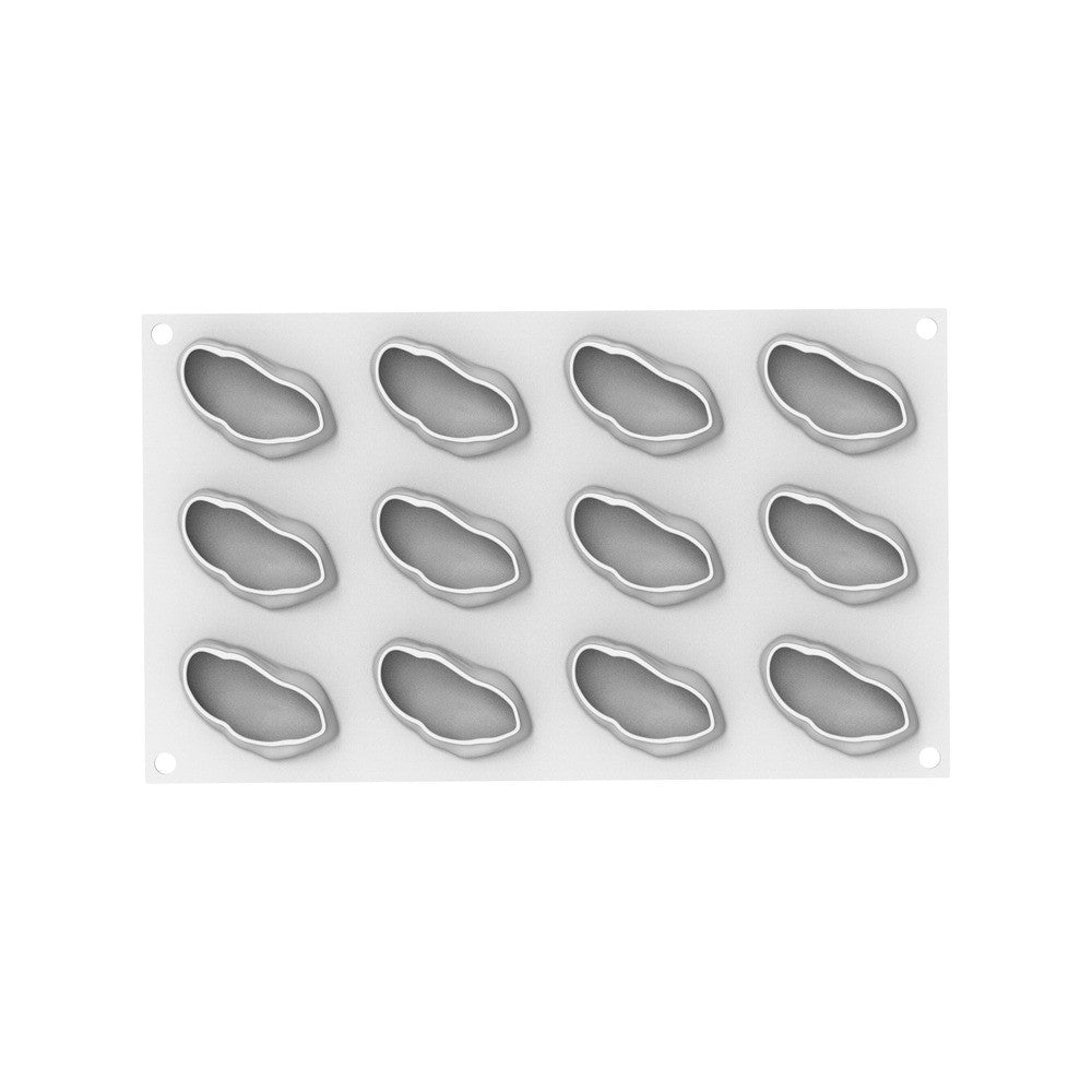 12 Forme - Silikomart Pistacchio 30 Stampo Dolci Frutta Realistica In Silicone Cutter Incluso