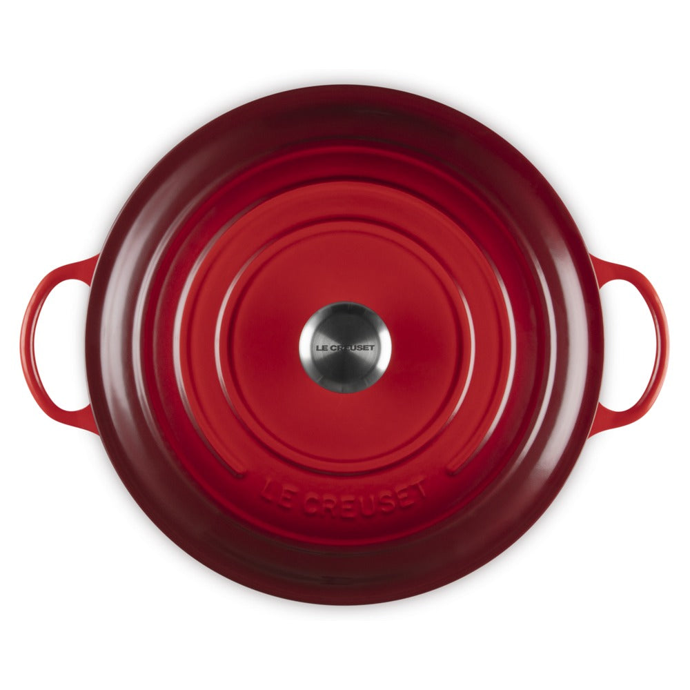 32 cm - Le Creuset Evolution Marmitta Casseruola Rotonda In Ghisa Vetrificata