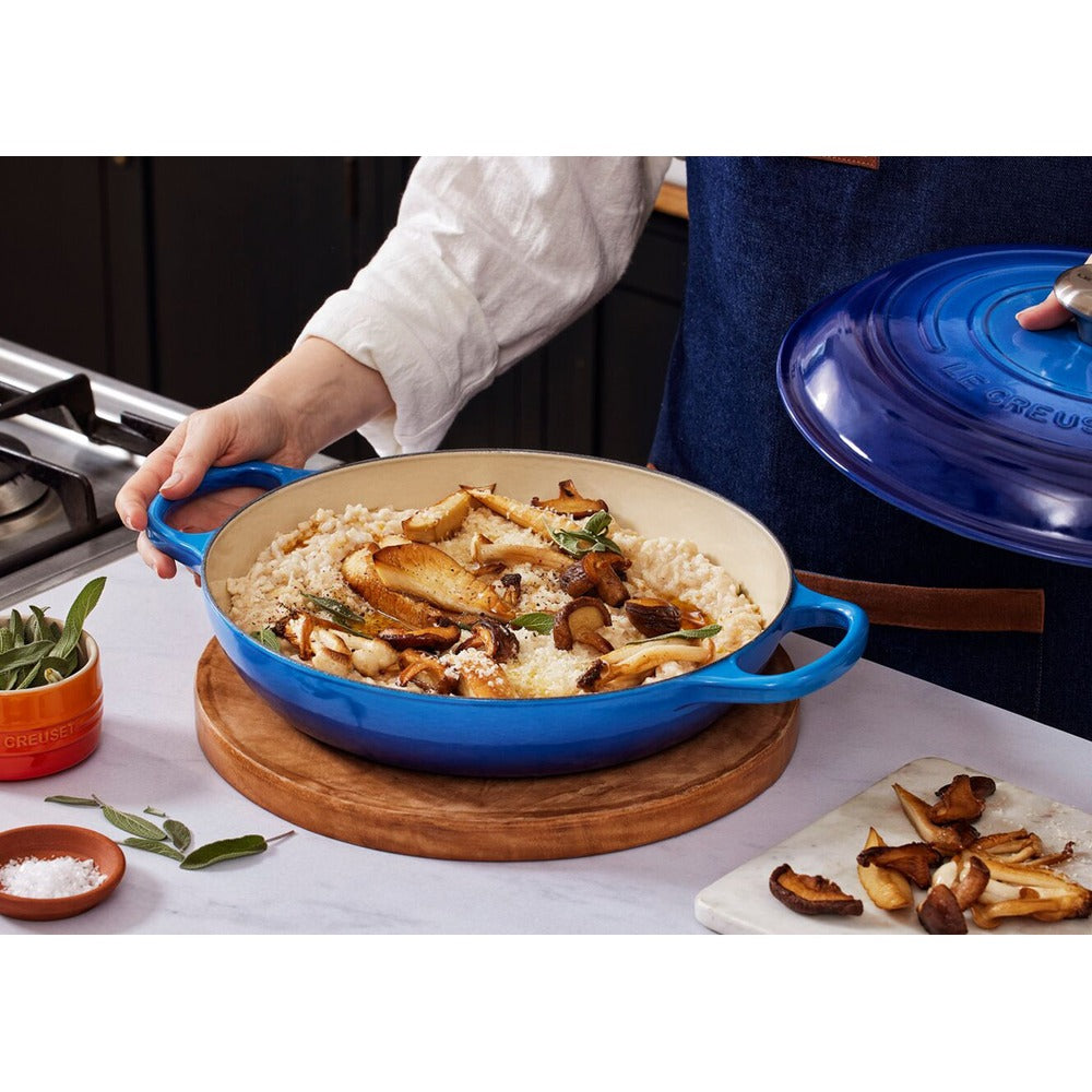 28 cm - Le Creuset Evolution Tegame Basso Rotondo In Ghisa Vetrificata