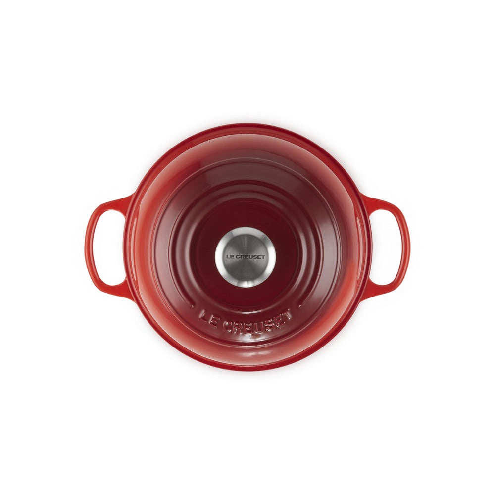 24 cm - Le Creuset Evolution Cocotte Per Pane Rotonda In Ghisa Vetrificata