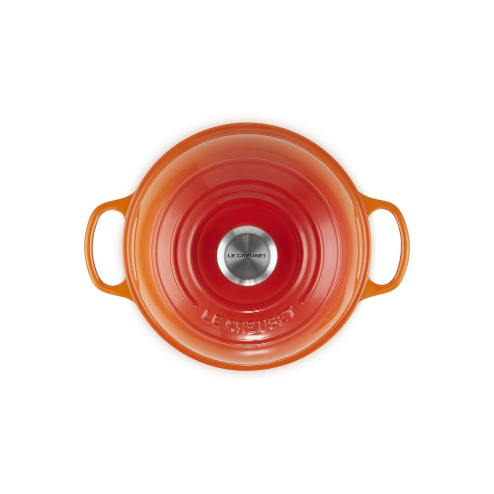24 cm - Le Creuset Evolution Cocotte Per Pane Rotonda In Ghisa Vetrificata
