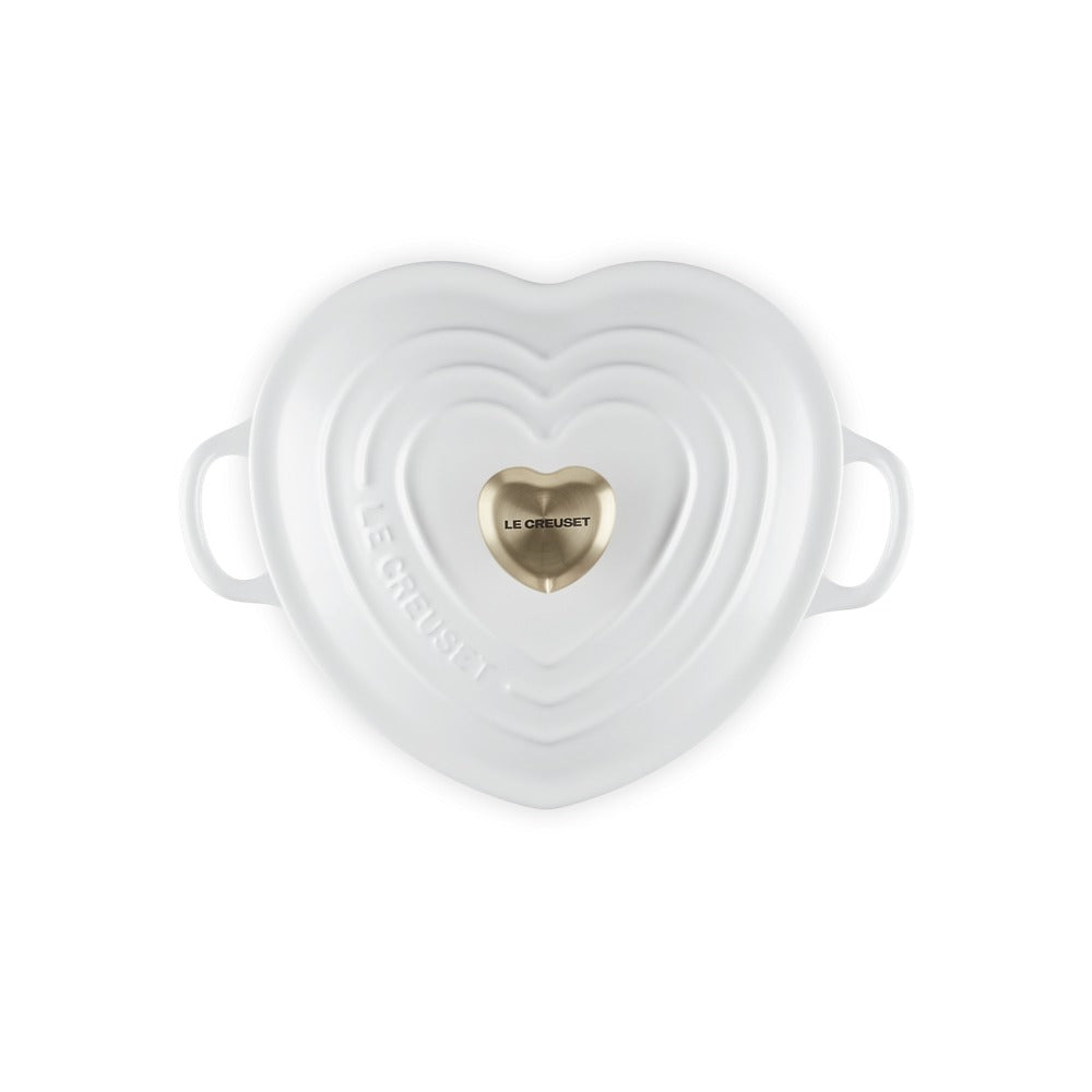 20 cm - Le Creuset Tradition Cuore Casseruola In Ghisa Vetrificata