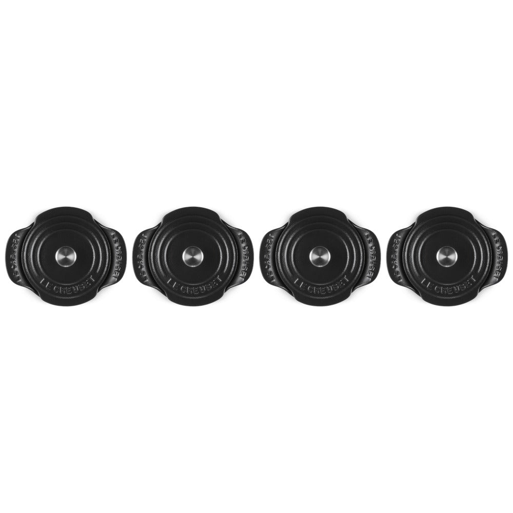 11 cm - Le Creuset Gourmand Mini Cocotte Con Coperchio Set 4 Pz