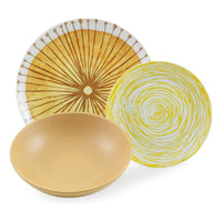 Marea Colored Porcelain Dinnerware Set 18 Pcs