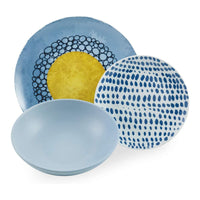 Marea Colored Porcelain Dinnerware Set 18 Pcs
