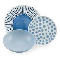 Marea Colored Porcelain Dinnerware Set 18 Pcs