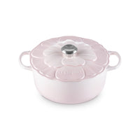 26 cm - Le Creuset Evolution Cocotte Rotonda Con Coperchio a Fiore In Ghisa Vetrificata