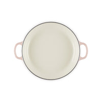 26 cm - Le Creuset Evolution Tegame Basso Rotondo Con Coperchio a Fiore In Ghisa Vetrificata