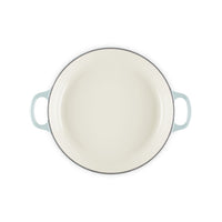 26 cm - Le Creuset Evolution Tegame Basso Rotondo Con Coperchio a Fiore In Ghisa Vetrificata