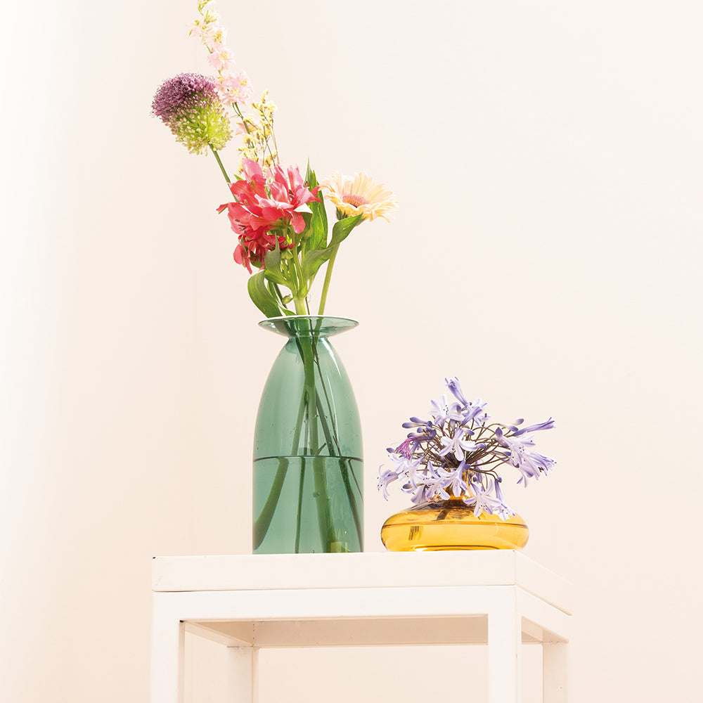 24 cm - Un Fiore Vase à fleurs en verre borosilicaté