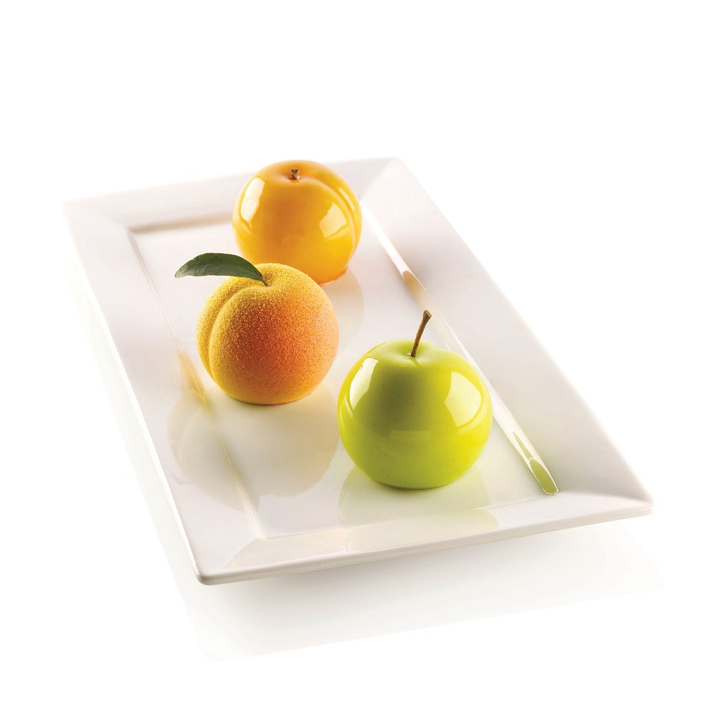 6 Forme - Silikomart Ispirazioni Di Frutta Albicocca Stampo Dolci Frutta Realistica In Silicone