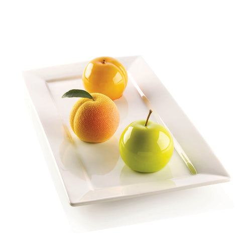 6 Forme - Silikomart Ispirazioni Di Frutta Albicocca Stampo Dolci Frutta Realistica In Silicone