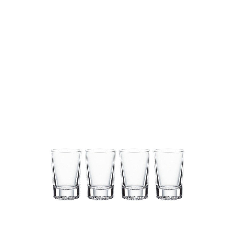 5.5 cl - Spiegelau Lounge 2.0 Bicchiere Shot In Vetro Cristallino - Set 4 Pz