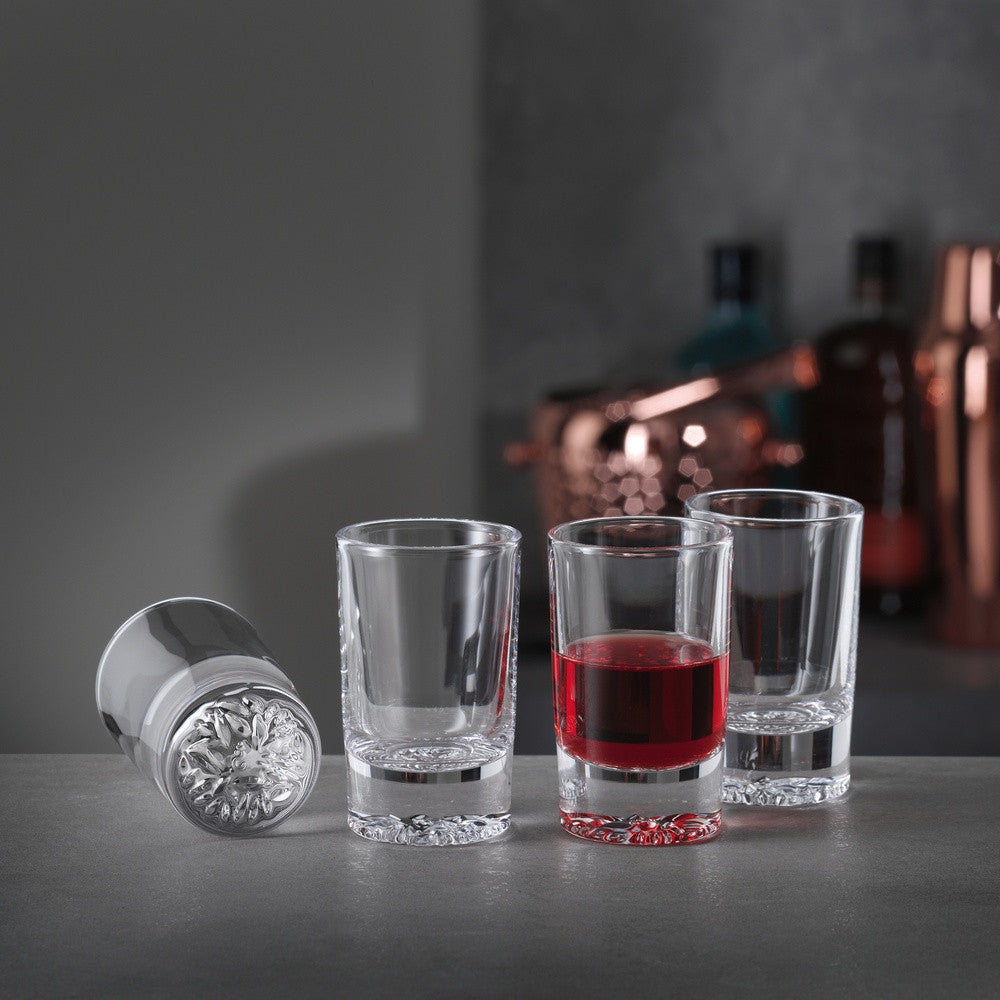 5.5 cl - Spiegelau Lounge 2.0 Bicchiere Shot In Vetro Cristallino - Set 4 Pz