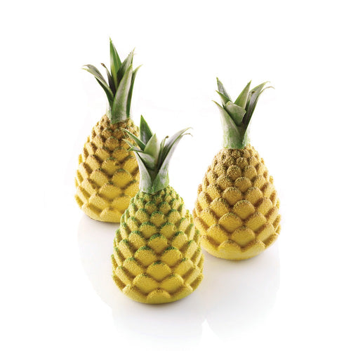5 Forme - Silikomart Foresta & Ananas 110 Stampo Dolci Frutta Realistica In Silicone