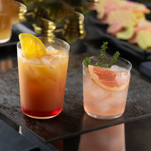 24 cl - RCR Cristalleria Italiana Light Bicchiere Cocktail Lowball Superleggero In Vetro - Set 6 Pz