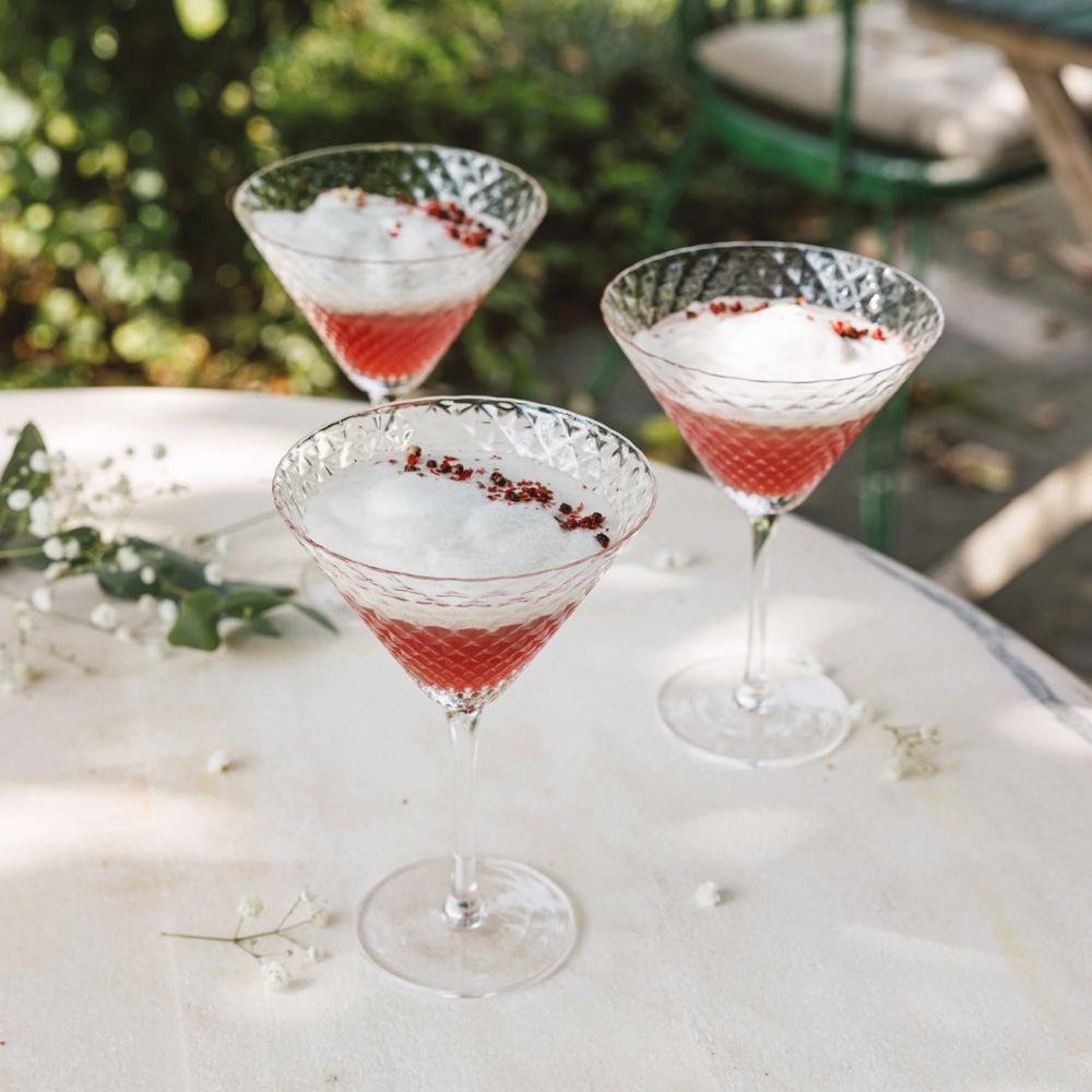 23 cl - Veneziano Mixology Bicchiere Martini in Vetro - Set 4 Pezzi