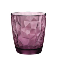 30.5 cl - Diamond Bicchiere Acqua in Vetro - Set 6 Pezzi