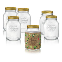 300 cl - Quattro Stagioni Einmachglas - Set 6 Stk