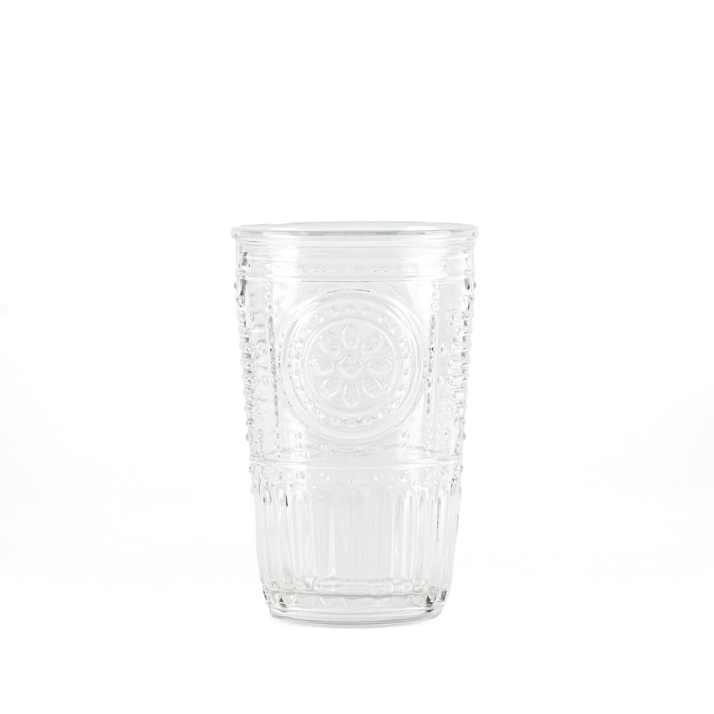 34 cl - Romantisch glas waterglas - Set van 6