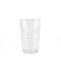 34 cl - Romantisch glas waterglas - Set van 6