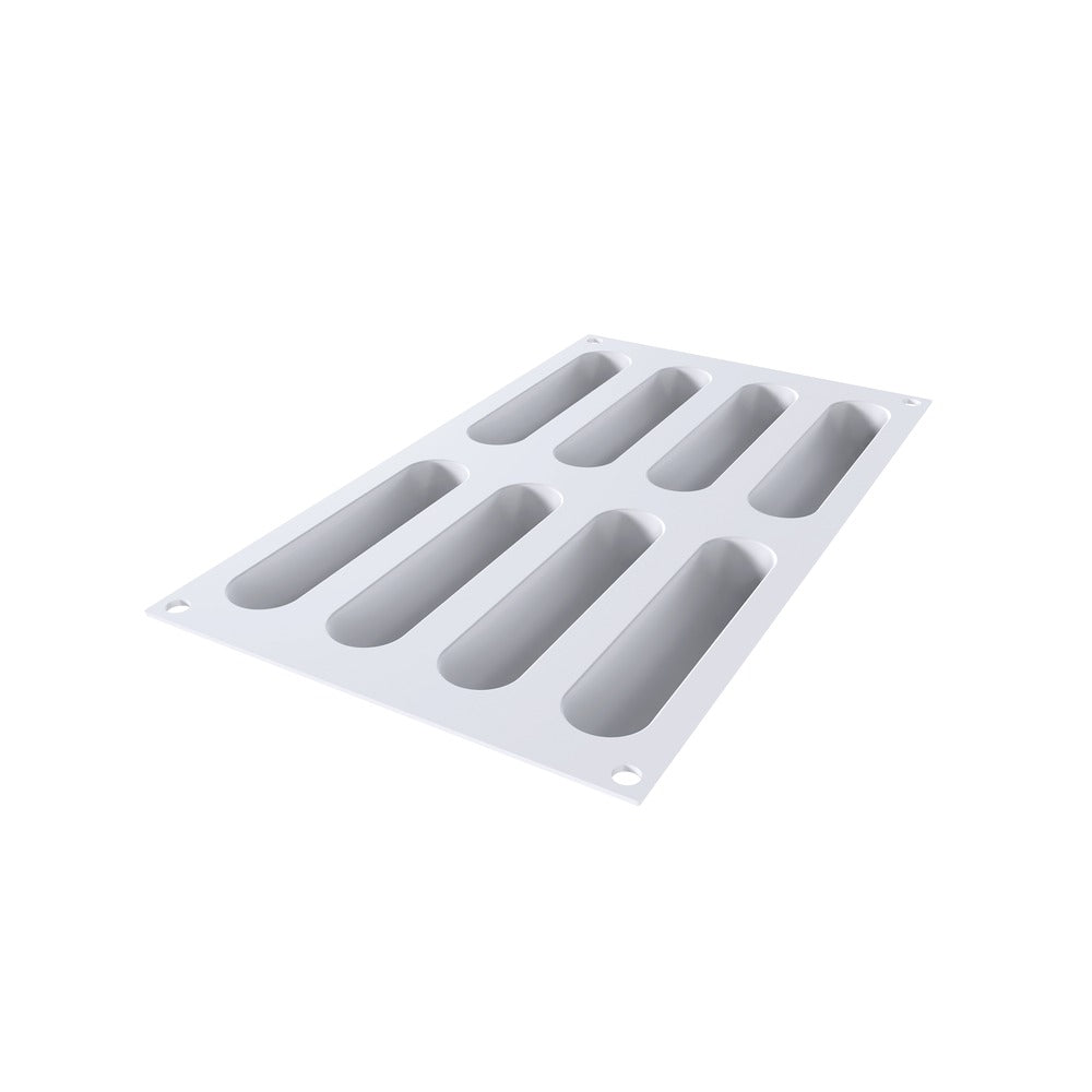 8 Forme - Silikomart Kit Eclaire Stampo Dolci In Silicone
