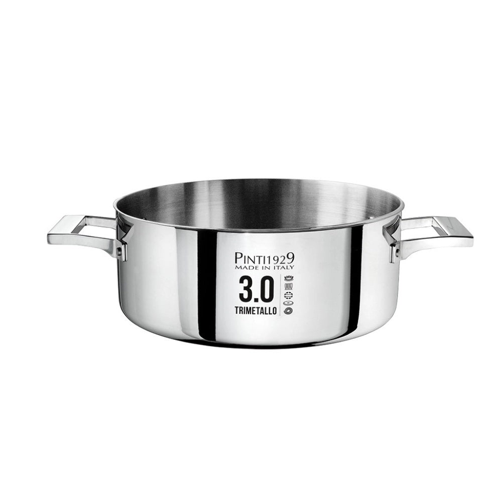 Pintinox 3.0 Casseruola Bassa Induzione In Trimetallo