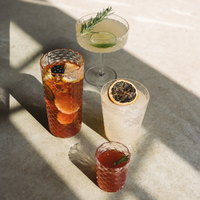 33 cl - Veneziano Mixology Bicchiere Cocktail in Vetro - Set 4 Pezzi