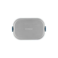 90 cl - Le Creuset On The Go Lunch Box Contenitore Per Alimenti Rettangolare In Acciaio Inox