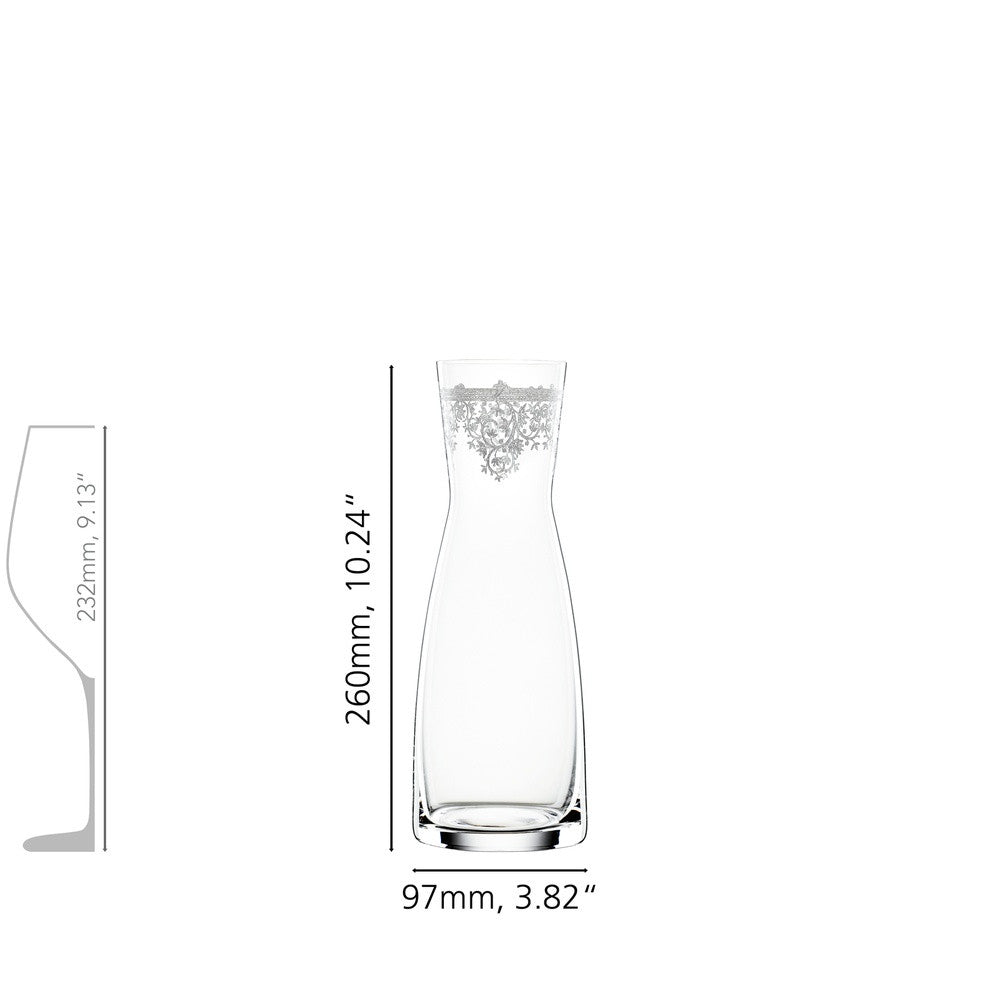 1 Lt - Spiegelau Arabesque Caraffa In Vetro Cristallino
