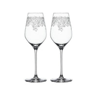 50 cl - Spiegelau Arabesque Calice Vino Bianco In Vetro Cristallino - Set 2 Pz