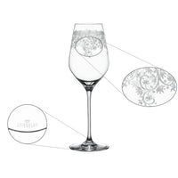 50 cl - Spiegelau Arabesque Calice Vino Bianco In Vetro Cristallino - Set 2 Pz
