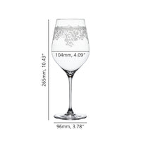 81 cl - Spiegelau Arabesque Calice Vino Rosso Bordeaux In Vetro Cristallino - Set 2 Pz